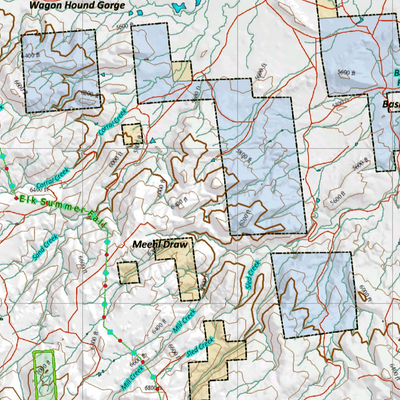 Wy Mule Deer Unit 65 Concentrations and Land Ownership Preview 2