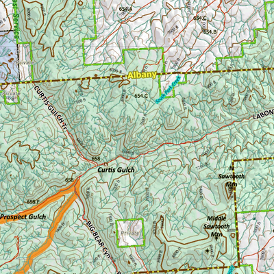 Wy Mule Deer Unit 65 with Land Ownership Preview 3