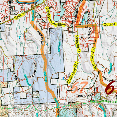Wy Mule Deer Unit 66 Concentrations and Land Ownership Preview 3