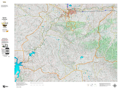 Wy Mule Deer Unit 66 Topographical Map Preview 1