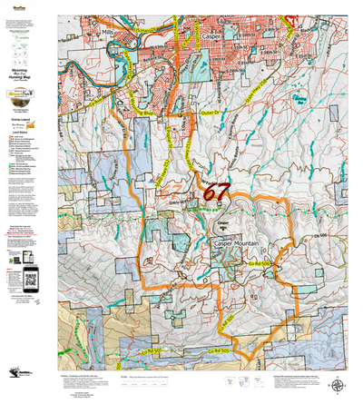 Wy Mule Deer Unit 67 Concentrations and Land Ownership Preview 1