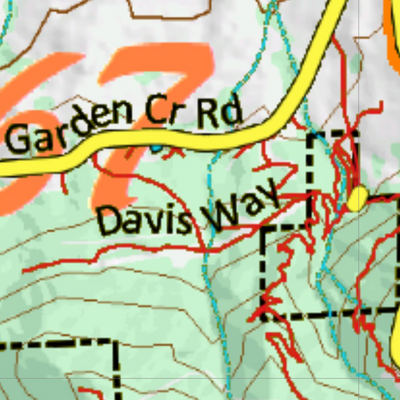 Wy Mule Deer Unit 67 Topographical Map Preview 2