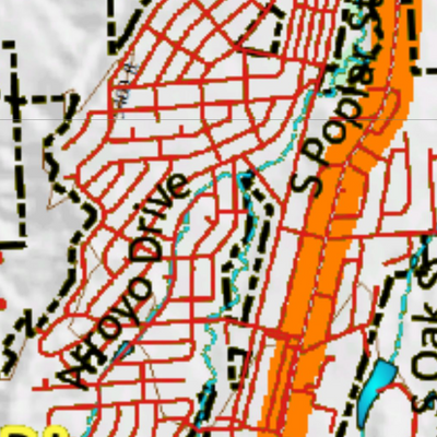 Wy Mule Deer Unit 67 Topographical Map Preview 3