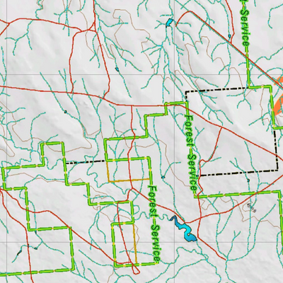 Wy Mule Deer Unit 7 Topographical Map Preview 2
