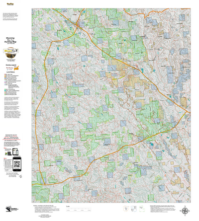 Wy Mule Deer Unit 7 with Land Ownership Preview 1