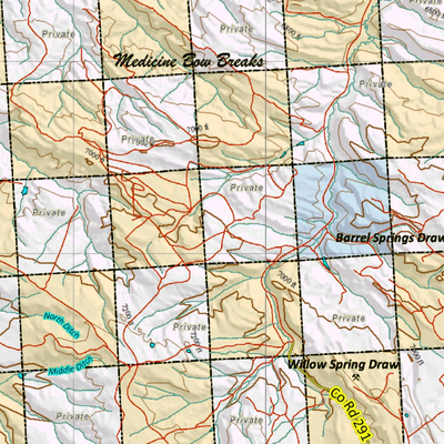 Wy Mule Deer Unit 70 with Land Ownership Preview 3