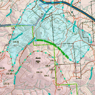 Wy Mule Deer Unit 74 Concentration Areas Preview 3