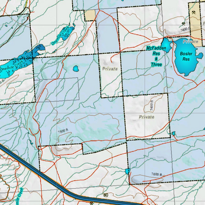 Wy Mule Deer Unit 74 with Land Ownership Preview 2