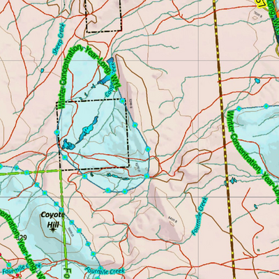 Wy Mule Deer Unit 75 Concentration Areas Preview 2