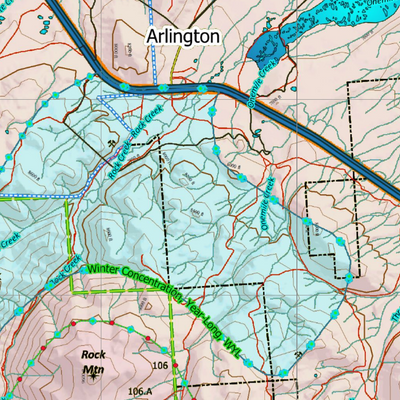 Wy Mule Deer Unit 75 Concentration Areas Preview 3