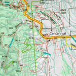 Wy Mule Deer Unit 75 Topographical Map Preview 3
