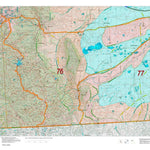 Wy Mule Deer Unit 76 Topo with Concentrations Preview 1