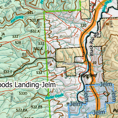 Wy Mule Deer Unit 76 with Land Ownership Preview 3