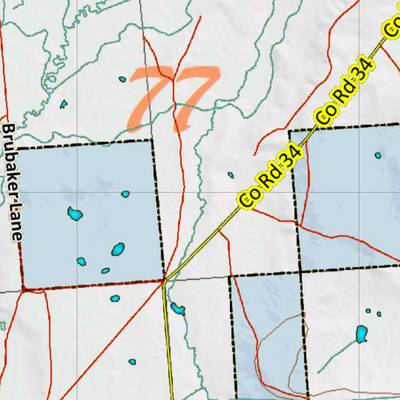 Wy Mule Deer Unit 77 Concentrations and Land Ownership Preview 2