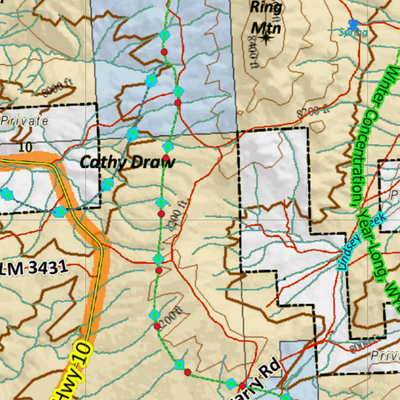 Wy Mule Deer Unit 77 Concentrations and Land Ownership Preview 3