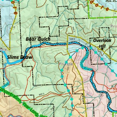 Wy Mule Deer Unit 78 Concentration Areas Preview 2