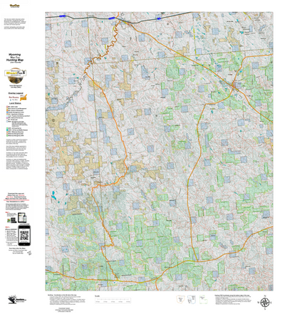 Wy Mule Deer Unit 8 with Land Ownership Preview 1