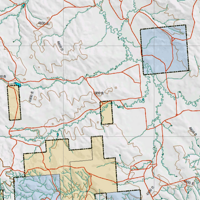 Wy Mule Deer Unit 8 with Land Ownership Preview 2