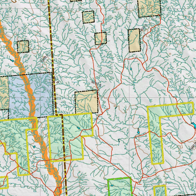 Wy Mule Deer Unit 8 with Land Ownership Preview 3