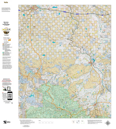 Wy Mule Deer Unit 80 with Land Ownership Preview 1