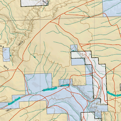 Wy Mule Deer Unit 80 with Land Ownership Preview 2