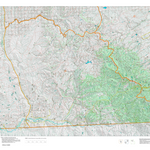 Wy Mule Deer Unit 82 Topographical Map Preview 1