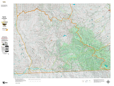 Wy Mule Deer Unit 82 Topographical Map Preview 1