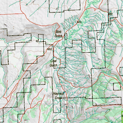 Wy Mule Deer Unit 82 Topographical Map Preview 2