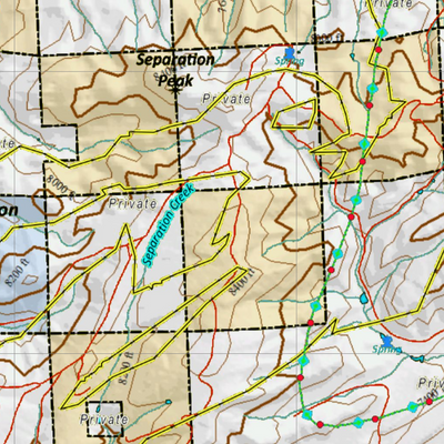 Wy Mule Deer Unit 84 Concentrations and Land Ownership Preview 3