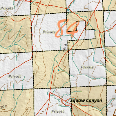 Wy Mule Deer Unit 84 with Land Ownership Preview 2