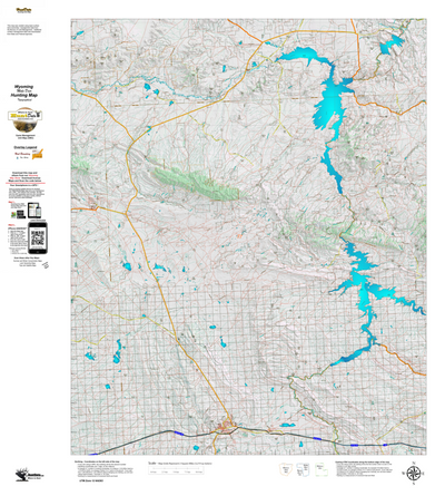 Wy Mule Deer Unit 87 Topographical Map Preview 1