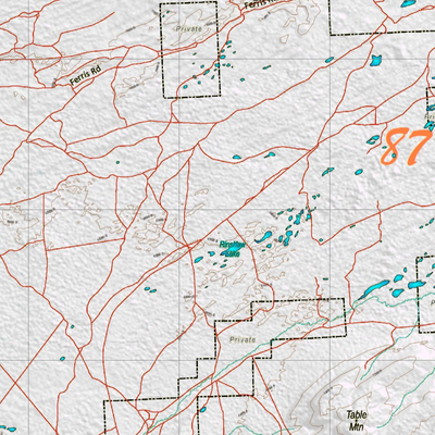 Wy Mule Deer Unit 87 Topographical Map Preview 2