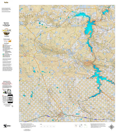 Wy Mule Deer Unit 87 with Land Ownership Preview 1