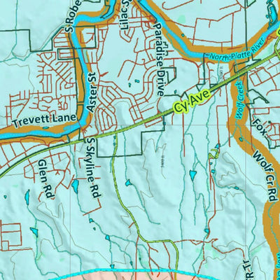 Wy Mule Deer Unit 88 Topo with Concentrations Preview 3