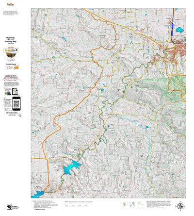 Wy Mule Deer Unit 88 Topographical Map Preview 1