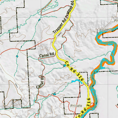 Wy Mule Deer Unit 88 Topographical Map Preview 2