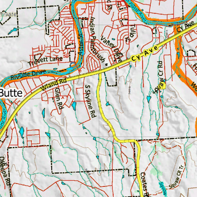 Wy Mule Deer Unit 88 Topographical Map Preview 3