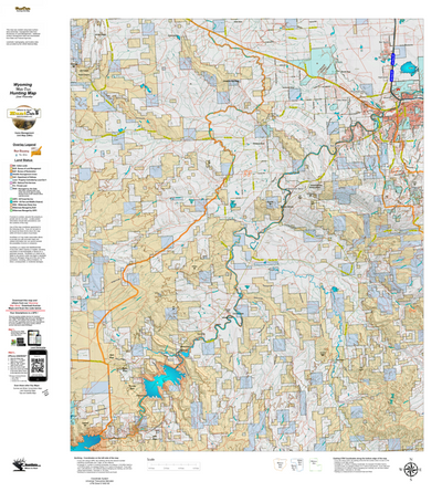 Wy Mule Deer Unit 88 with Land Ownership Preview 1