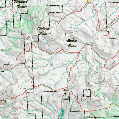 Wy Mule Deer Unit 89 Topographical Map Preview 3