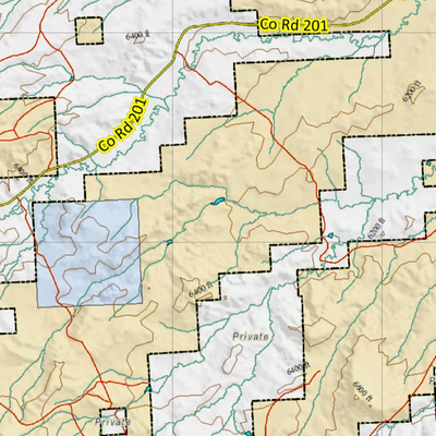 Wy Mule Deer Unit 89 with Land Ownership Preview 2