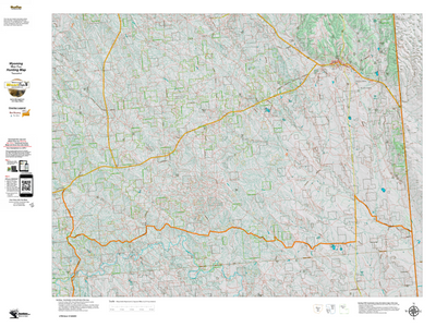 Wy Mule Deer Unit 9 Topographical Map Preview 1