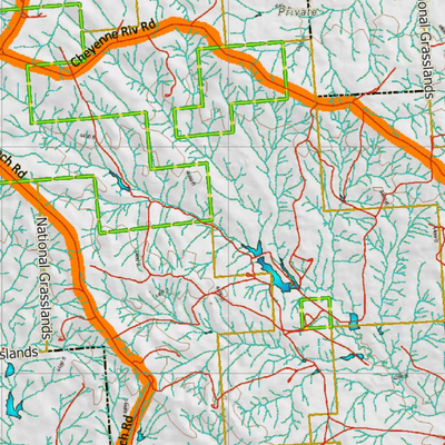 Wy Mule Deer Unit 9 Topographical Map Preview 3