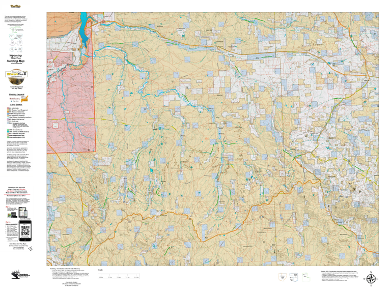 Wy Mule Deer Unit 90 Concentrations and Land Ownership Map by Wyoming ...
