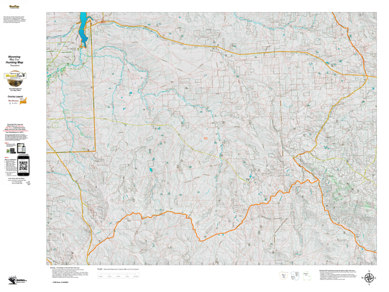 Wy Mule Deer Unit 90 Topographical Map by Wyoming HuntData LLC | Avenza ...