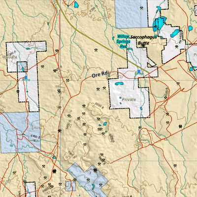 Wy Mule Deer Unit 90 with Land Ownership Preview 3