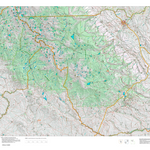 Wy Mule Deer Unit 92 Topographical Map Preview 1