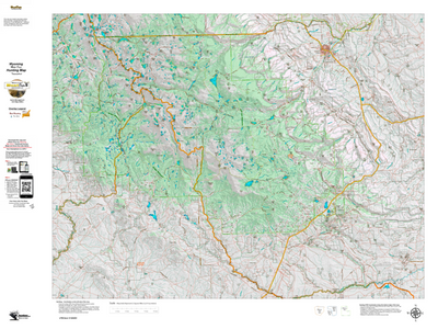 Wy Mule Deer Unit 92 Topographical Map Preview 1