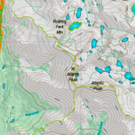 Wy Mule Deer Unit 92 Topographical Map Preview 2