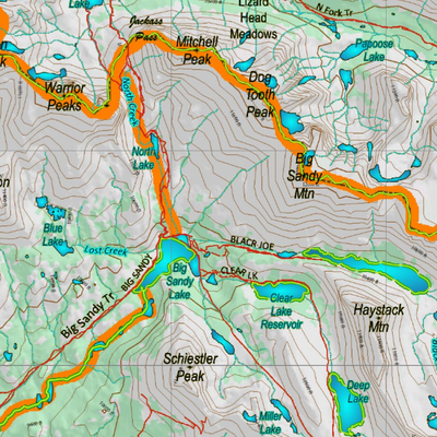 Wy Mule Deer Unit 92 Topographical Map Preview 3