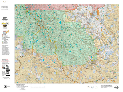 Wy Mule Deer Unit 92 with Land Ownership Preview 1